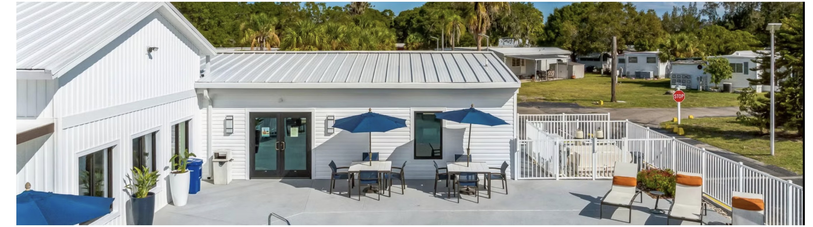 Palm Terrace clubhouse at 3223 N Lockwood Ridge Rd, Sarasota